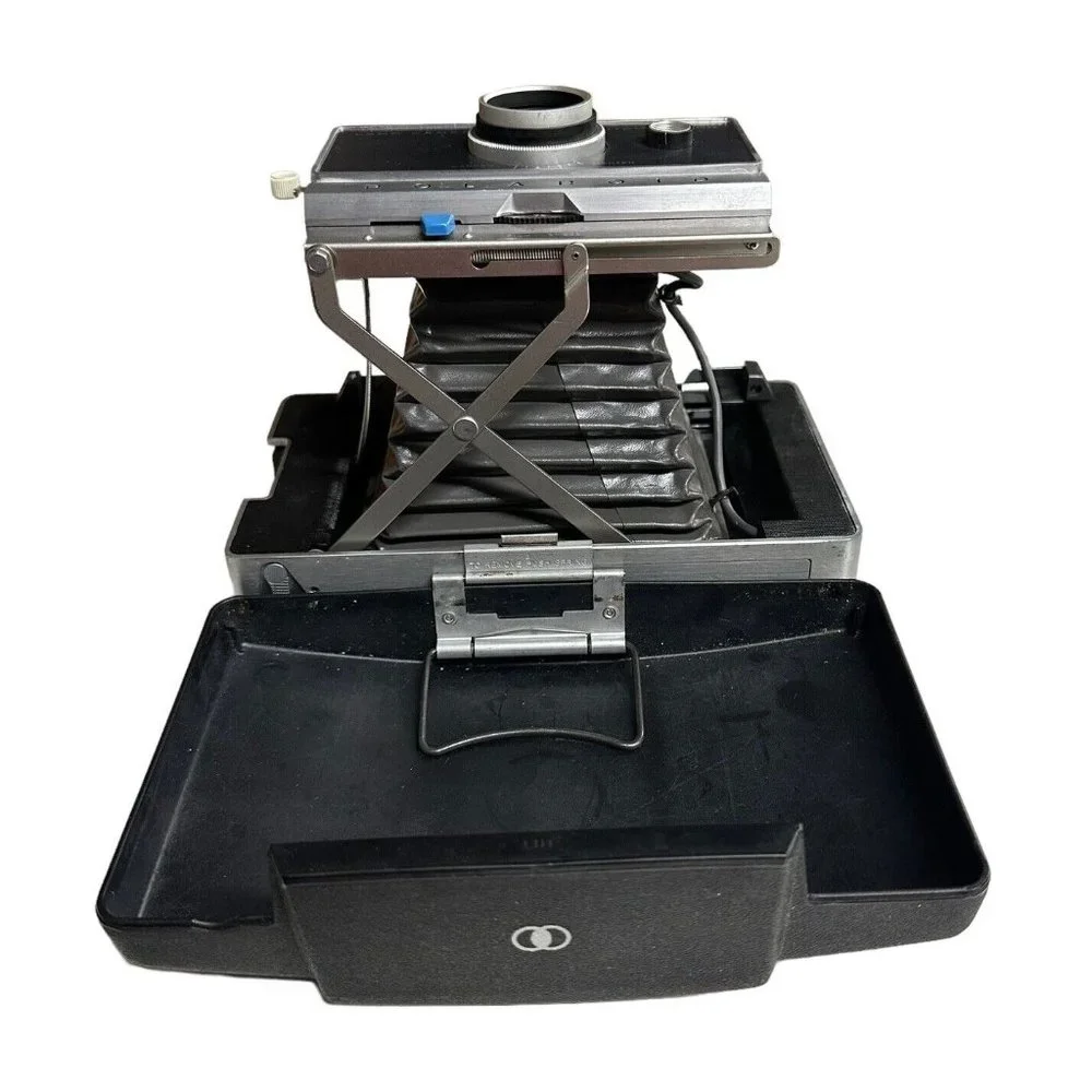Polaroid Land Camera AUTOMATIC 100 Case‎ Flash Manuals Print Coater Untested Bag